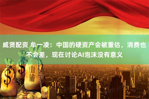 威贤配资 牟一凌：中国的硬资产会被重估，消费也不会差，现在讨论AI泡沫没有意义