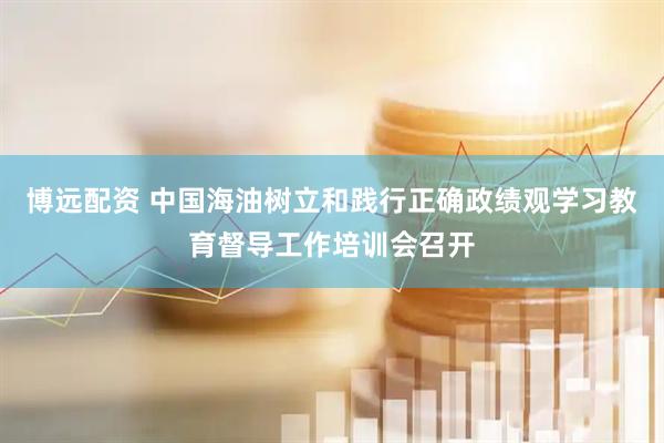博远配资 中国海油树立和践行正确政绩观学习教育督导工作培训会召开
