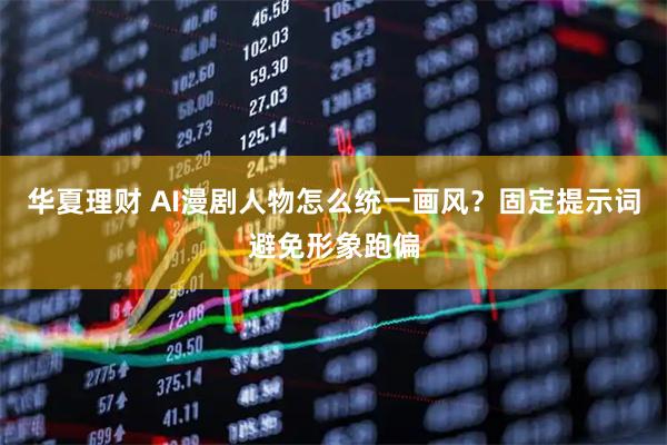 华夏理财 AI漫剧人物怎么统一画风？固定提示词避免形象跑偏
