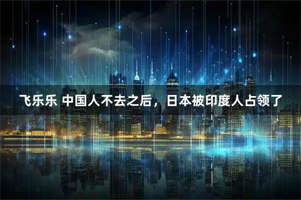 飞乐乐 中国人不去之后，日本被印度人占领了